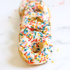 Easy Baked Donut Recipe One Bowl Quick Vanilla Doughnuts Video Recipe Video Baked Donut Recipes Easy Donut Recipe Baked Mini Donut Recipes