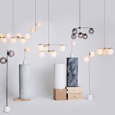 Sphere Stem 6 Light Chandelier Milk Chandelier Lighting Sphere Light Fixture Chandelier