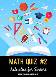 Maths Quiz 2 Fun Math Senior Activities Math