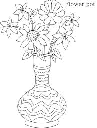 How to draw lotus flower.step by step easy draw for children, kids, beginners. Easy Drawing Color Flower Vase Drawing Designs