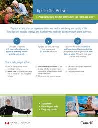 physical activity tips for older adults 65 years and older