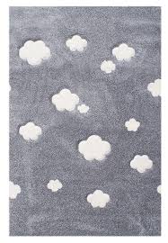 Auch unter der garderobe für kinderschuhe. Teppich Kinderzimmer 120x180 160x230 Grau Weiss Wolke Kinderteppiche Kindermobel Furnart
