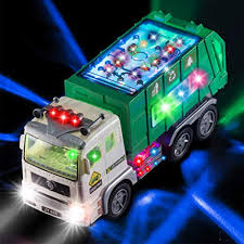 Bring these ideas home and help them build zetz toys brings you exhilarating play that will keep your kids and grandkids moving. Zetz Brands Toy Garbage Truck For Kids With 4d Lights And Sounds Battery Operated Automatic Bump Go Car Sanitation Truck Stickers Walmart Com Walmart Com