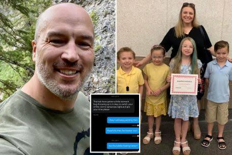 NY mom sent husband chilling final text about 'stomach bug' before killing their 4 kids in murder-suicide