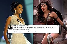Gal gadot is an israeli actress who is known for her role in 2017's wonder woman. the actress became miss israel in 2004 and she competed in miss universe that same year. Gal Gadot Losing Out To Tanushree Dutta Years Ago In A Beauty Pageant Is No Big Deal Get A Grip India Opinion