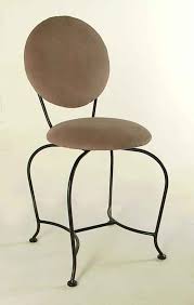 Bathroom vanity chair glam living room decor makeup small accent table gold. Vanity Stool Wrought Iron