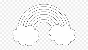 Download Best Photos Of Rainbow Cloud Drawing Rainbow And Clouds Clipart Black And White Free Transparent Png Clipart Images Download