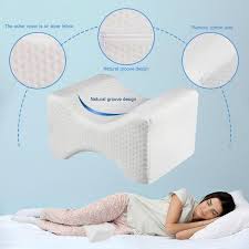 Value pack this two pillow set allows you to arrange the wedges to fit your needs. Orthopedic Knee Pillow Memory Foam Wedge For Side Sleepers Sleeping Back Knee Hip Pain Knee Support