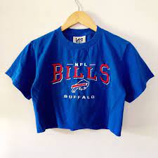 Vintage 90s Buffalo Bills Crop Top Sz Womens Small Etsy Vintage Sportswear Vintage Tees Buffalo Bills
