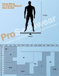 Head Tri Comp Wetsuit Mens Size Guide Mens Wetsuit Size Chart