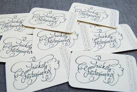 Sesame Letterpress Calligraphy Business Cards Printing Business Cards Elegant Business Cards Business Card Design