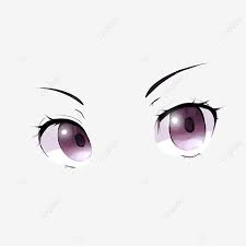 A defining characteristic of manga and anime seems to be overly large eyes in all the characters. Anime Character Purple Big Eyes Close Up Anime Character Eye Png Transparent Clipart Image And Psd File For Free Download