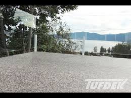 Tufdek Waterproof Decking Pvc Outdoor Vinyl Flooring Deck Railing Design Outdoor Patio Flooring