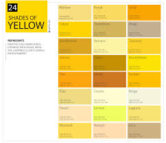 24 shades of yellow color palette graf1x com