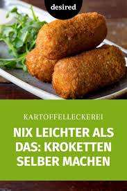 Nix Leichter Als Das Kroketten Selber Machen Desired De Kroketten Selber Machen Kroketten Fingerfood Rezepte