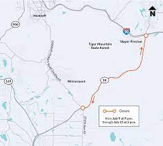 Highway 18 To Be Closed July 9 11 Living Snoqualmie