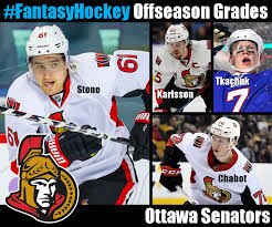 Dobbers Offseason Fantasy Grades 2018 Ottawa Senators