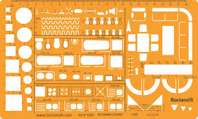 1 50 scale architectural drawing template stencil