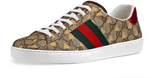 Gucci ace gg supreme italian size 8 sneaker unboxing. Gucci Men S Ace Gg Supreme Bee Sneakers Gucci Men Charlotte Olympia Shoes Sneakers