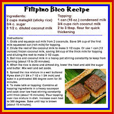 Biko Recipe A Yummy Filipino Rice Cake Made From Sticky Rice Biko Recipe Recipes Filipino Desserts