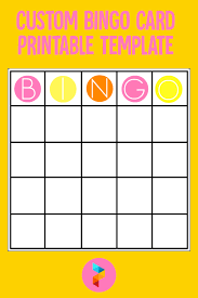 Then print as many cards as you need or share a link to play online. 10 Best Custom Bingo Card Printable Template Printablee Com