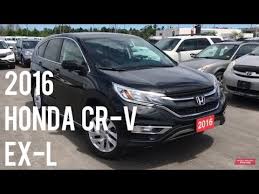 It's one of the most spacious vehicles in the class, offering roomy, comfortable seating and ample cargo room. 2016 Honda Cr V Ex L Crystal Black Pearl Whitby Oshawa Honda Youtube