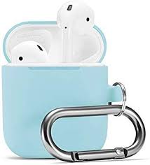 Amazon Com Airpods Case Airpod Silicone Skin Cases Cover By Camyse Full Protective Durable Shockproof Drop Proof With Keychai Apple Airpods 2 Skin Case Case