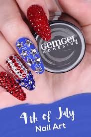 Rep the ultimate summer treat on your nails with this fruity design. 4th Of July Nail Art Rhinestones Unlimited