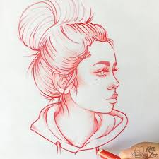 How to draw a girl. I M Almost Always Drawing Here S A Few More That I Ve Been Working On Lately X Art Sketches Cute Drawings Art Drawings