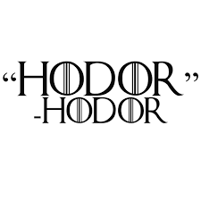 Hodor famous quotes & sayings. Game Thrones Quote Hodor Vinyl Sticker Car Decal