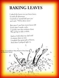 Fall Children S Poem About Raking Leaves In Autumn Great For Classroom Reading Activities And Poetry Study Teaching Poetry Poetry For Kids Childrens Poems