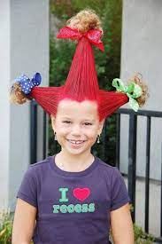 Crazy Hair Day Check Out All Of The Fun Ideas New Meaning To Crazy Hair Days Cute Hair Wacky Hair Crazy Hair Wacky Hair Days
