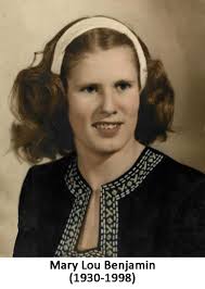 Mary Lou “Sis” Benjamin Wagner (1930-1998)