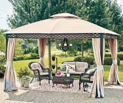 Wilson Fisher Oakmont Domed Gazebo 10 X 12 Big Lots Patio Gazebo Backyard Gazebo