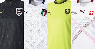 Insgesamt 24 nationen treten von 11. Alle Puma Em 2020 Auswartstrikots Veroffentlicht Massgeschneiderte Designs Fur Jede Nation Nur Fussball
