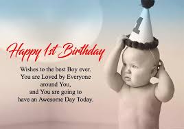 Happy birthday to my son quotes. 100 Happy 1st Birthday Wishes For Baby Girl Baby Boy