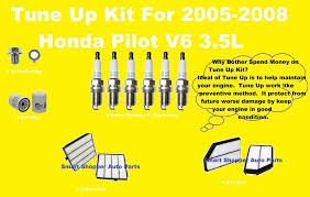 Tune Up Kit For 2005 2008 Honda Pilot Spark Plug Oil Air Cabin Filter Oil Drai Honda Pilot Cabin Filter 2008 Honda Pilot