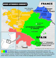 Learn more about each region, including its provinces. Iaspanishculture El Arbol De Guernica Basque Country Basque Map Of Spain