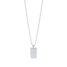 If you're still in two minds about contemporary silver pendant and are thinking about choosing a similar product, aliexpress is a great place to compare prices and sellers. Diamond Point Rectangle Pendant In Sterling Silver Tiffany Co