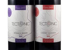 Două Vinuri Roșii Din Gama Tectonic A Cramei Girboiu Wine Bottle Design Wine Bottle Bottle Design