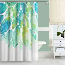 Verde Menta Aqua Azul Blanco Cortina De Ducha Estela De Bano Etsy Turquoise Bathroom Decor White Shower Curtain Turquoise Shower Curtain