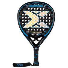 Nox Luxury Titanium 18k Padel Racket Black Smashinn