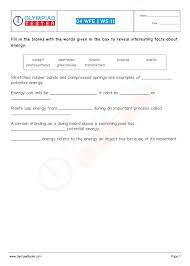 Download Grade 4 Science Worksheet Cloze Of Olympiadtester On The Chapter Work Force A Social Studies Worksheets Science Worksheets Educational Worksheets