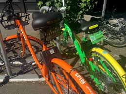 I don't think this guys a charger or else that would be a really dumb question. Bike Sharing Services Spin And Limebike Let Riders Use Bicycles Without Smartphone Or Credit Card Geekwire