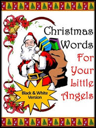Incorrect placement of 'n' at start of word following a nindefinite article. Christmas Language Arts Activities Christmas Words Flash Card Activities Bw