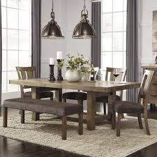How tall should a dining room table be? Home Decoration Dining Room Set With Bench And Chairs