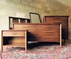 5 Piece Vintage Mid Century Broyhill Premier Emphasis Bedroom Set Vintage Nightstand Mid Century Bedroom Set Broyhill