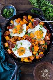 An easy butternut squash recipe: Butternut Squash Bacon Hash With Sun Dried Tomatoes The Roasted Root