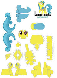 Print on a4 or us letter paper. Lemonhearts Papercraft By Grulaz On Deviantart My Little Pony Craft My Little Pony Drawing Paper Crafts