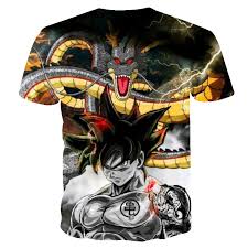Would you like to support cults? Men And Women Personality Anime Dragon Ball Z 3d Printing T Shirt Cool Fashion Comfortable Short Sleeved Creative Shirt Moon Ray Shop